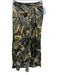 IRO Size 32 Black, yellow & orange Viscose Blend Metallic Thread Midi Skirt Black, yellow & orange / 32
