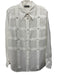 Mint Velvet Size L White Viscose Blend Collared Button Detail Button Up Top White / L
