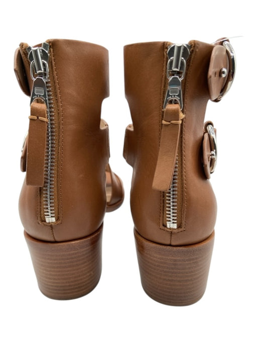 Rag & Bone Shoe Size 38.5 Tan Brown Leather Sandal Stacked Heel Gladiator Shoes Tan Brown / 38.5