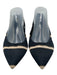 Proenza Schouler Shoe Size 39.5 Black & Cream textile upper Tie Dye Pump Flats Black & Cream / 39.5