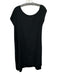 Bottega Veneta Size 40 Black Silk Wide Neck Cap Sleeve Pocketed Dress Black / 40