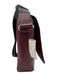 Vivienne Westwood Burgundy & Black Leather Crossbody Logo Messenger Bag Burgundy & Black / Medium