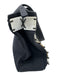 Timmy Woods Black & Iridescent Canvas Mother of Pearl Squares Zip closure Bag Black & Iridescent / M