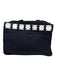 Timmy Woods Black & Iridescent Canvas Mother of Pearl Squares Zip closure Bag Black & Iridescent / M