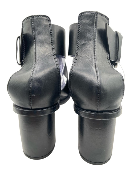 Ann Demeulemeester Shoe Size 39 Black Leather Buckle Criss Cross Strap Sandals Black / 39