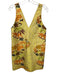 Haus Alkire Size 2 Yellow, Orange, Brown Silk Brocade Floral V Neck Shift Dress Yellow, Orange, Brown / 2