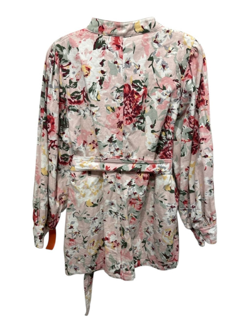 Mare Mare x Anthropologie Size M Pink, Green, Red Cotton Twill Floral Mini Dress Pink, Green, Red / M