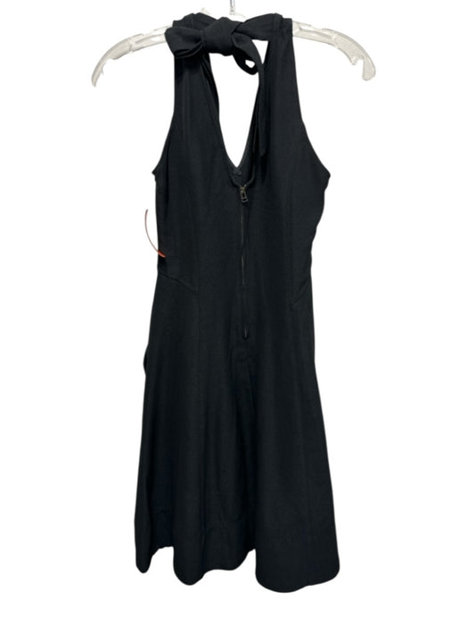 Ulla Johnson Size S Black Paneled Pockets Above Knee Dress Black / S