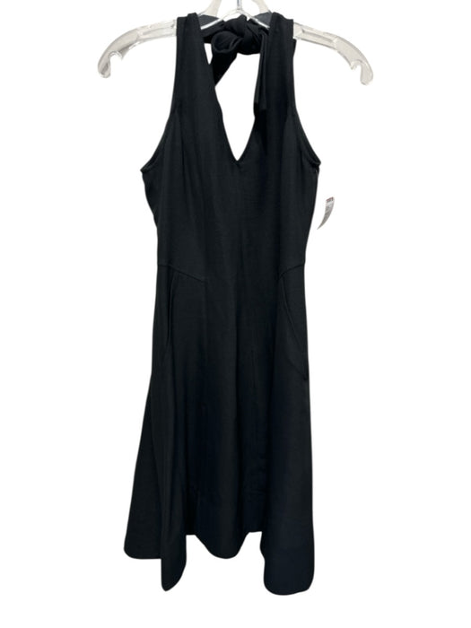 Ulla Johnson Size S Black Paneled Pockets Above Knee Dress Black / S