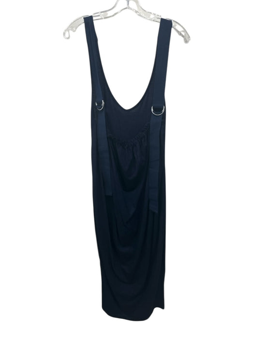 AG Adriano Goldschmied Size XS Navy Cotton Shoulder Straps Elastic Back Dress Navy / XS