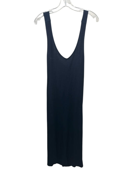 AG Adriano Goldschmied Size XS Navy Cotton Shoulder Straps Elastic Back Dress Navy / XS