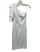 Dress the Population Size XS White Polyester Sleeveless One Shoulder Dress White / XS