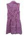 Derek Lam 10 Crosby Size 2 Magenta & White Cotton Sleeveless Checked Dress Magenta & White / 2
