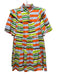CROSBY by Mollie Burch Size XS Orange, Green & Multi Cotton Blend Dress Orange, Green & Multi / XS