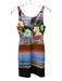 Clover Canyon Size XS Brown, Blue & Multi Polyester Blend Sleeveless Lace Up Top Brown, Blue & Multi / XS