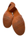 Melissa Shoe Size 9 Carmel Brown Rubber Straps Ankle Strap Block Heel Sandals Carmel Brown / 9