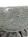 Stuart Weitzman Silver Leather Embroidered Rounded Rhinestone Design Bag Silver / Small