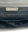 Stuart Weitzman Silver Leather Embroidered Rounded Rhinestone Design Bag Silver / Small