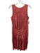 Diane Von Furstenberg Size 10 Burnt Orange Silk Blend Sleeveless Dress Burnt Orange / 10