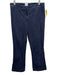 QL2 Size 44 Dark Wash Cotton Denim High Rise Boot Cut Jeans Dark Wash / 44