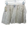 Emanuel Ungaro Size 8 Cream White Silk Sheer Mini Tutu Top Cream White / 8