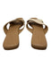 Nisolo Shoe Size 9 Cream & Beige Leather Criss Cross Stacked Heel Sandals Cream & Beige / 9