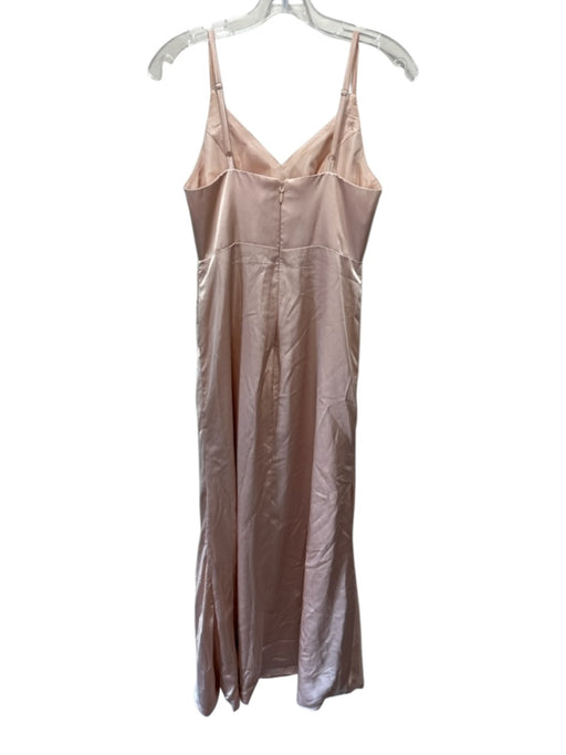 Lavetir Size 2 Pink Polyester Spaghetti Strap Gathered Dress Pink / 2