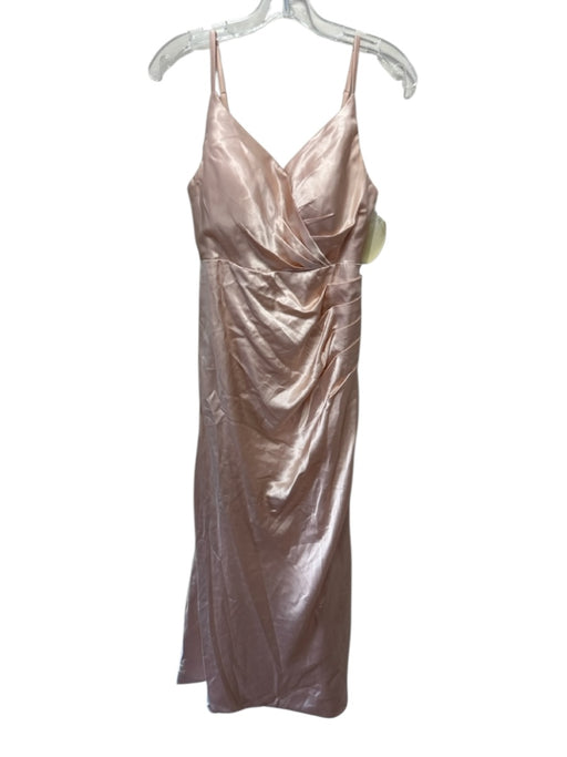 Lavetir Size 2 Pink Polyester Spaghetti Strap Gathered Dress Pink / 2