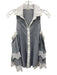 Jonathan Simkhai Size XS Blue & White Cotton Striped Button Down Top Blue & White / XS