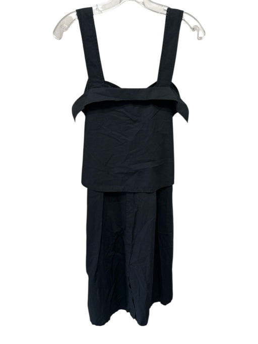 Derek Lam 10 Crosby Size 6 Black Cotton Sleeveless Dress Black / 6