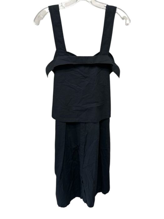 Derek Lam 10 Crosby Size 6 Black Cotton Sleeveless Dress Black / 6