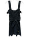 Derek Lam 10 Crosby Size 6 Black Cotton Sleeveless Dress Black / 6