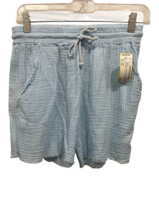 S'edge Size XS Blue Cotton Drawstring Waist Shorts Blue / XS