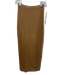 Jenni Kayne Size XS Camel Brown Cotton Blend Ribbed Knit bodycon Midi Skirt Camel Brown / XS