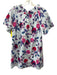 Brooke Wright Size XS/S Blue, Pink & Purple Cotton Short Sleeve Shift Dress Blue, Pink & Purple / XS/S