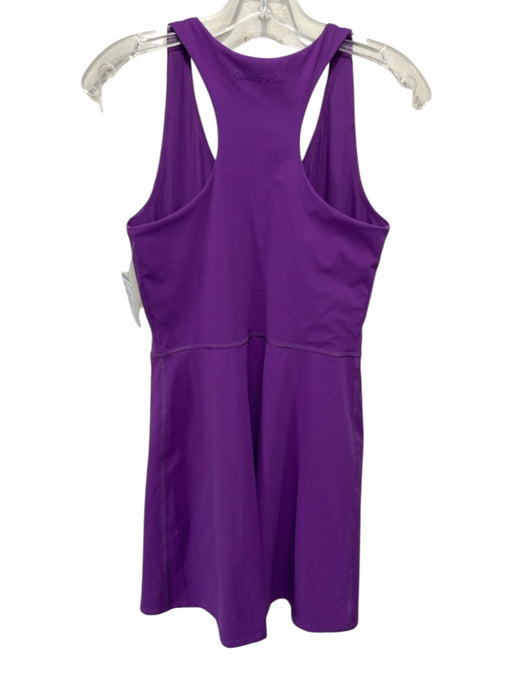 Outdoor Voices Size M Purple Nylon Blend Racerback V Neck Athletic Dress Purple / M