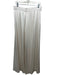 Catherine Deane Size 10 Ivory White Triacetate Blend Satin Pleated Waist Pants Ivory White / 10
