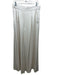 Catherine Deane Size 10 Ivory White Triacetate Blend Satin Pleated Waist Pants Ivory White / 10