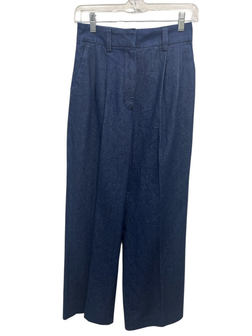 Favorite Daughter Size 4 Medium Wash Cotton Pleated Waist High Rise Jeans Medium Wash / 4