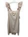 Piyama Size S Blush Pink Cotton Ruffle Strap Mini Shift Pajama Dress Blush Pink / S