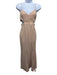 Fame and Partners Size XS Blush Pink Polyester Chiffon Spaghetti Strap Gown Blush Pink / XS