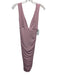 Nookie Size L Dusty Pink Polyester Blend Sleeveless Plunge Neckline Dress Dusty Pink / L