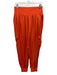 Cinq a Sept Size L Bright Orange Viscose Blend Stretch Waist Cargo Pockets Pants Bright Orange / L