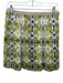 Theyskens Theory Size M Green, Gray & Black Silk Velvet Trim Semi Sheer Skirt Green, Gray & Black / M