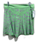 Marc Jacobs Size 8 Green & Purple Silk Flowers Flounce Mini Skirt Green & Purple / 8