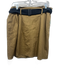 Scotch & Soda Size XL Dark Khaki Cotton Blend A Line Belted Utility Skirt Dark Khaki / XL