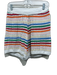 Casablanca Size XS White & Multi Cotton Crochet Knit Stripe High Rise Shorts White & Multi / XS