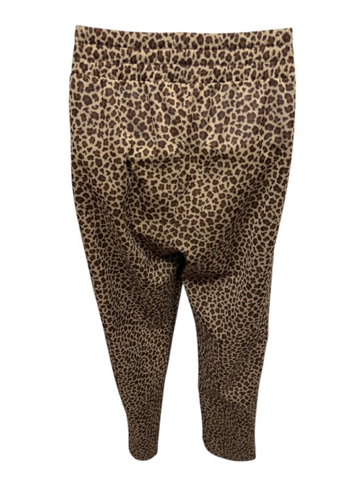 Palm Angels Size XL Light & Dark Brown Polyester Cheetah Men's Pants Light & Dark Brown / XL