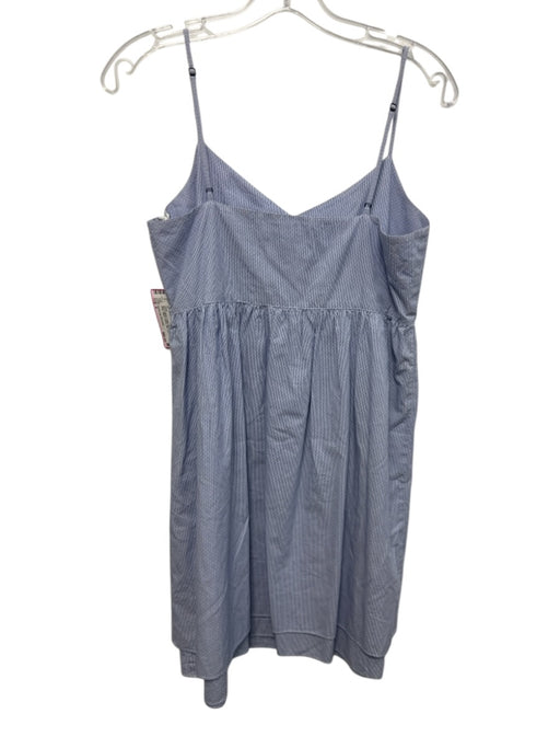 Derek Lam 10 Crosby Size 4 Blue & White Cotton Blend Spaghetti Strap Mini Dress Blue & White / 4