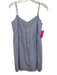 Derek Lam 10 Crosby Size 4 Blue & White Cotton Blend Spaghetti Strap Mini Dress Blue & White / 4